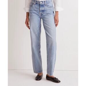 Madewell Women's Low Slung Straight Jeans Blue 24